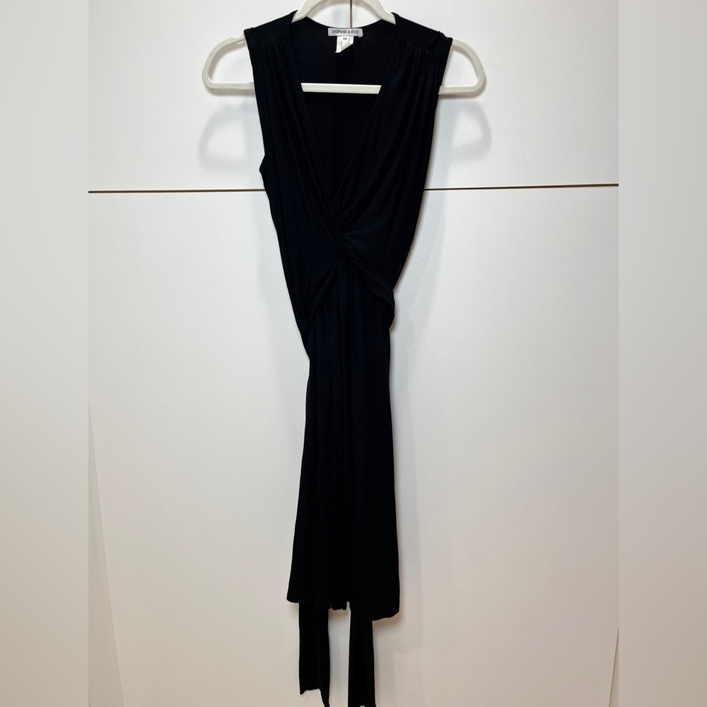 Sophie & Eve Wrap Dress Slinky Bamboo Jersey Material Size Medium